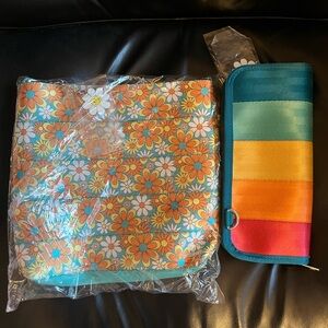 Harveys Flower Power Crossbody & Peace & Love Clutch Wallet